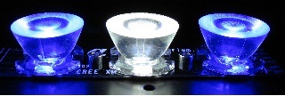 optiques secondaires sur LED alpheus